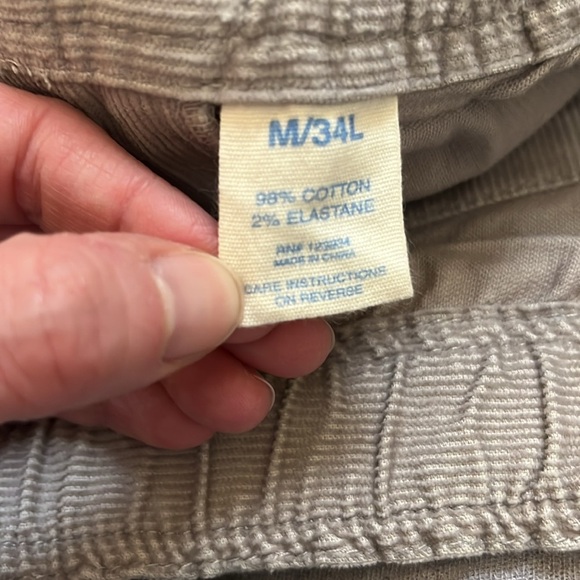 Southern Tide Campsite Buckle Corduroy Pants Size M/34L - Picture 9 of 13